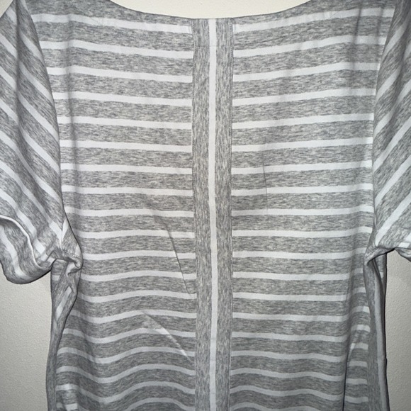 Tommy Bahama Gray and White Striped Mini Dress - Picture 8 of 11